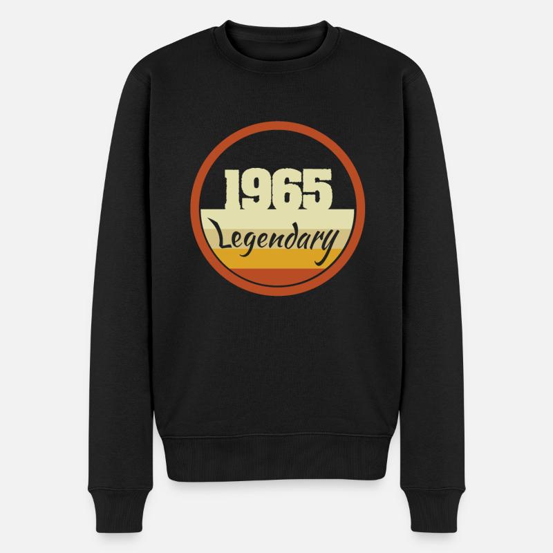 Legendary 1965 - Männer Premium Bio Pullover - Schwarz