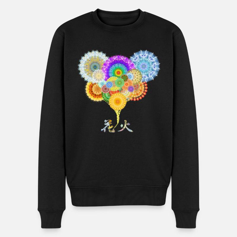 Hanabi 10 C - Männer Premium Bio Pullover - Schwarz