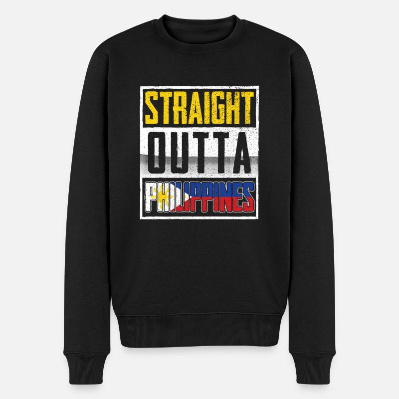 PHILIPPINES - Pull Premium bio Homme - noir