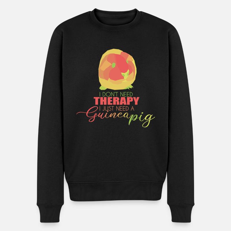 Cobaye Genschenk - Pull Premium bio Homme - noir