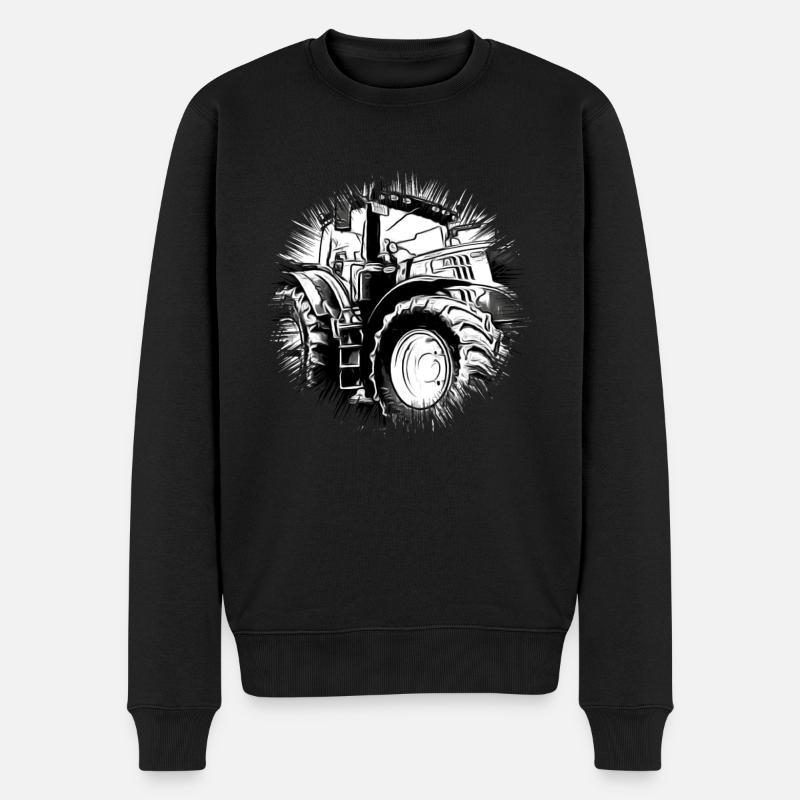 Tracteur - Pull Premium bio Homme - noir