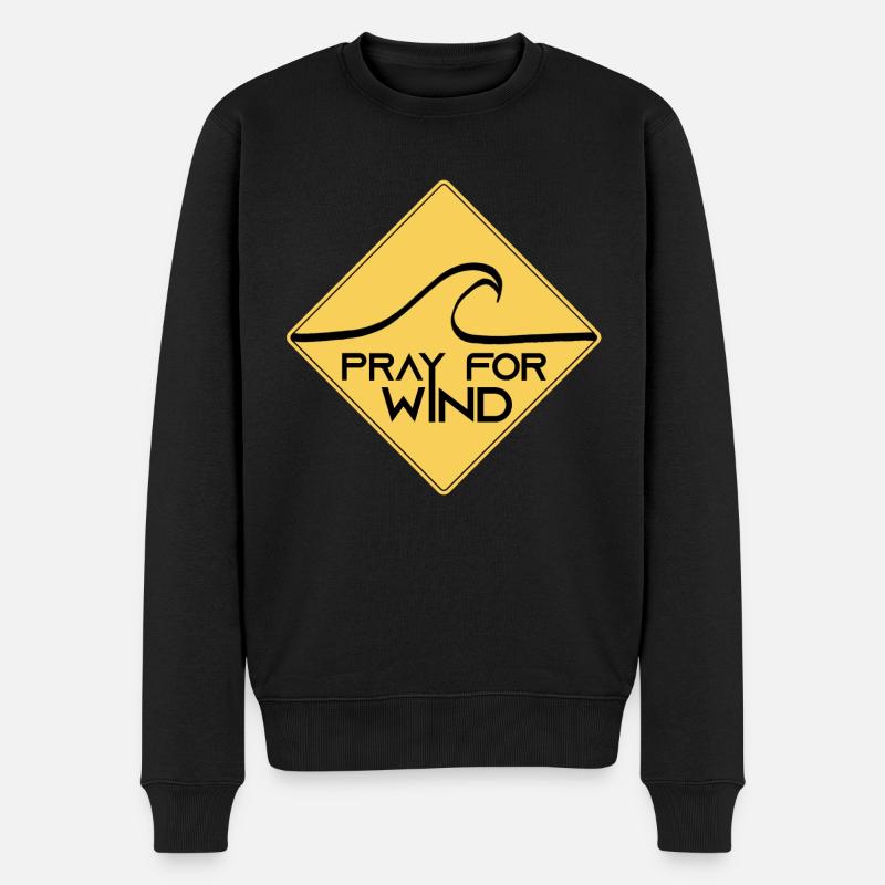Pray for wind - Pull Premium bio Homme - noir