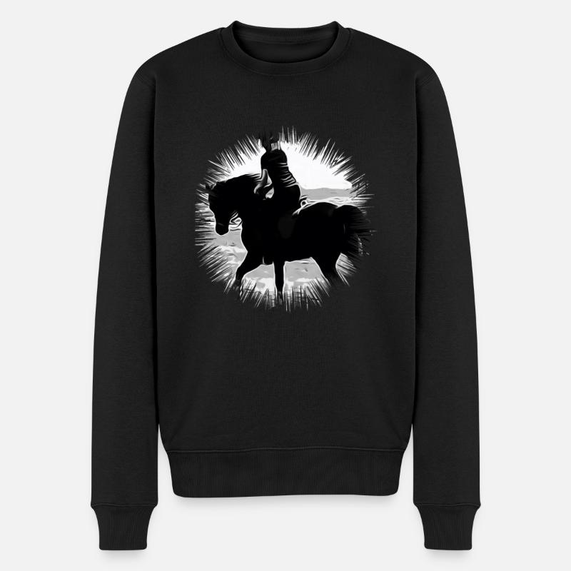 Monter - Pull Premium bio Homme - noir