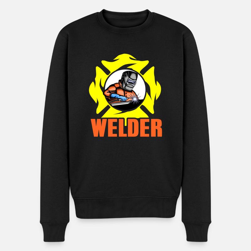 Soudeurs - Pull Premium bio Homme - noir