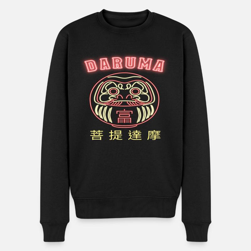 Daruma Daruma - Pull Premium bio Homme - noir