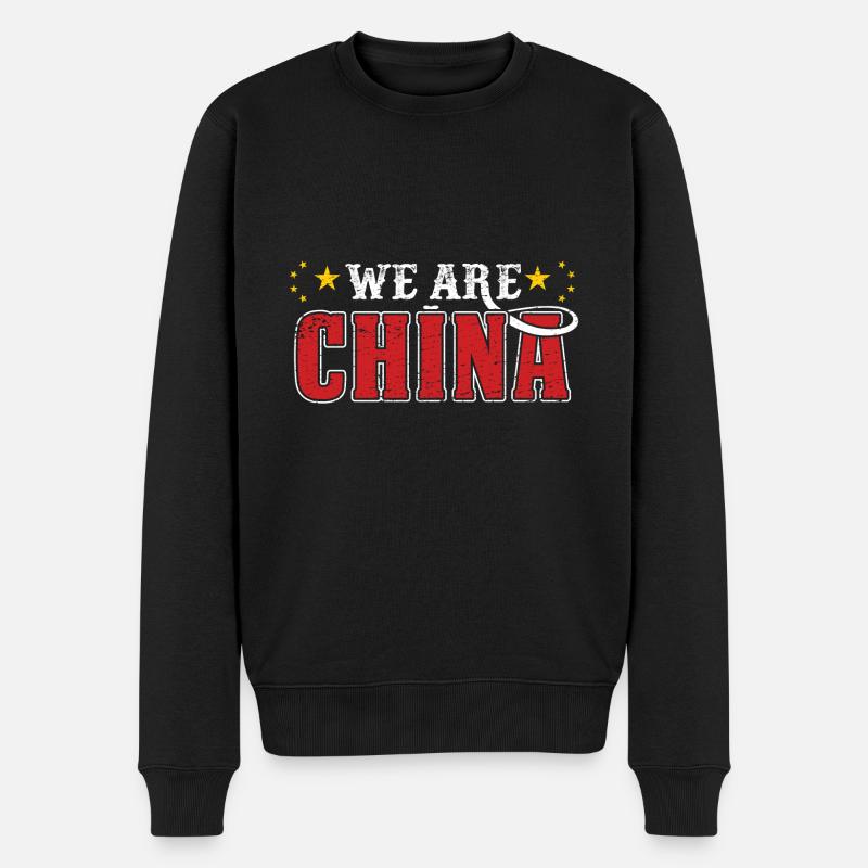 Nous sommes la Chine ! - Pull Premium bio Homme - noir