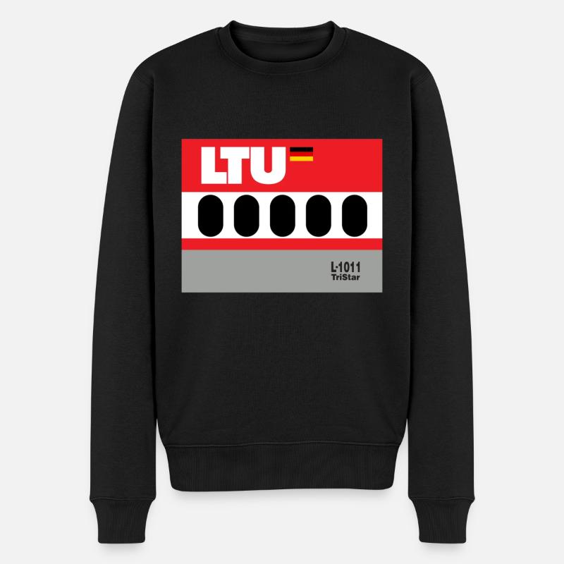 LTU Retro Airline Allemagne - Pull Premium bio Homme - noir