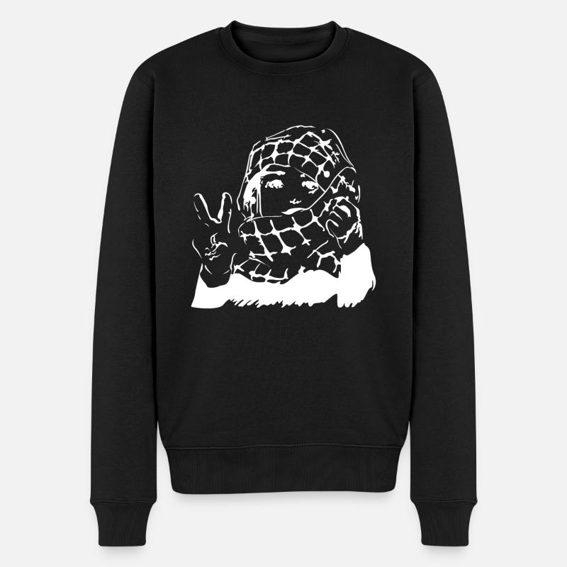 la Palestine libre - Pull Premium bio Homme - noir