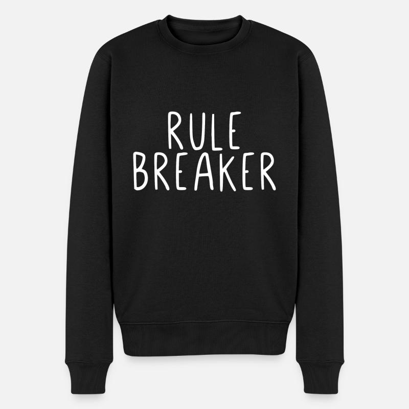Rule breaker - Pull Premium bio Homme - noir