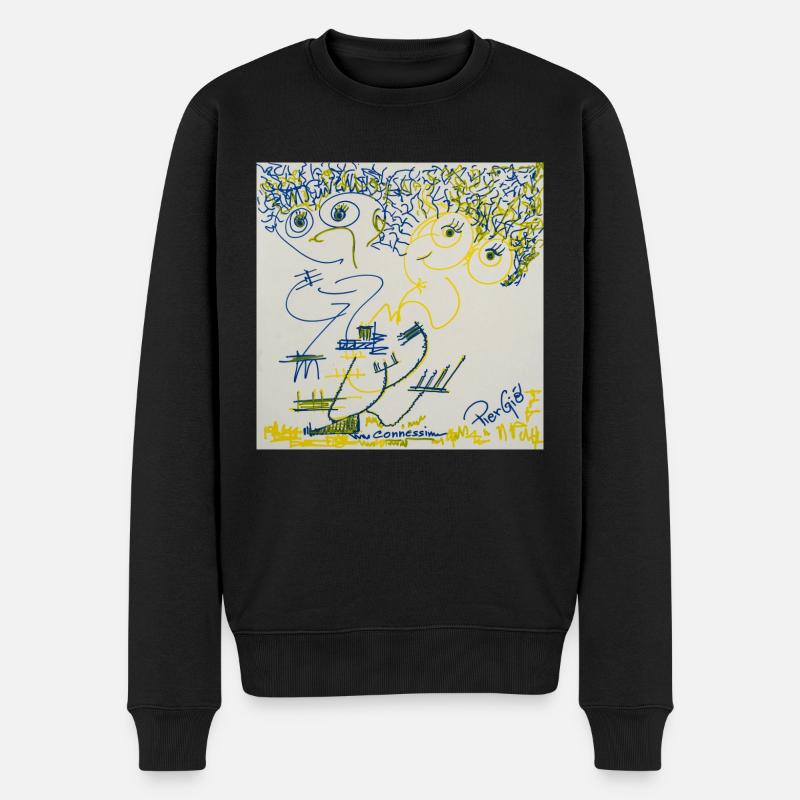 Connecté - Pull Premium bio Homme - noir