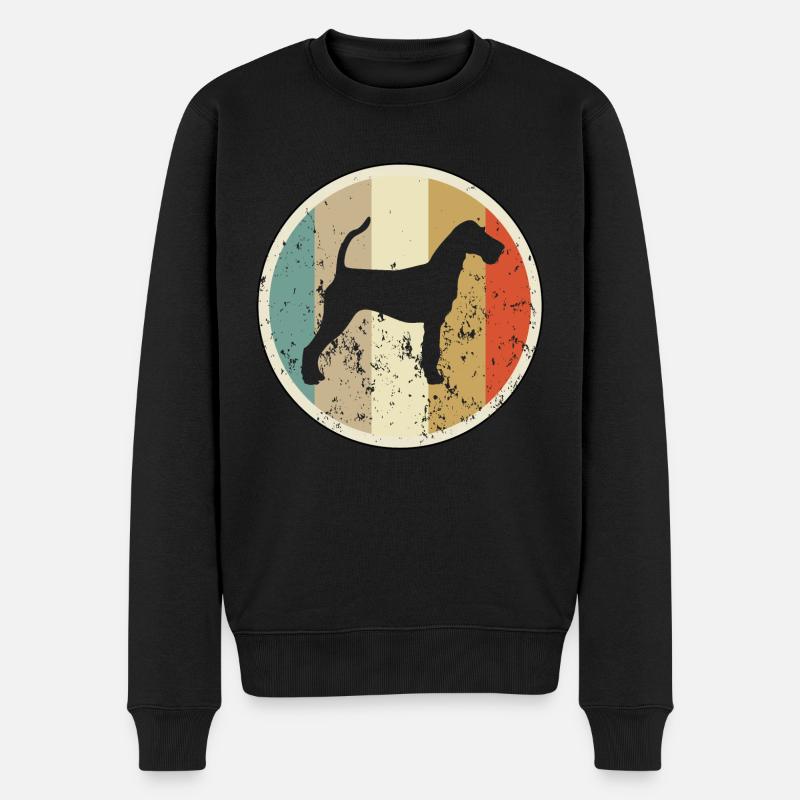 Irische Irish Terrier - Männer Premium Bio Pullover - Schwarz