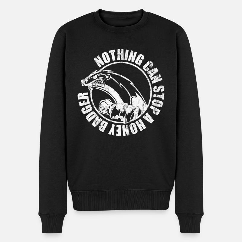 Les toits de miel - Pull Premium bio Homme - noir