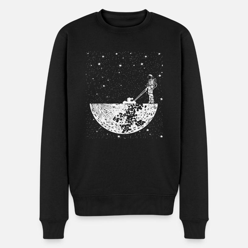 Tondre la pelouse Astronaute - Pull Premium bio Homme - noir