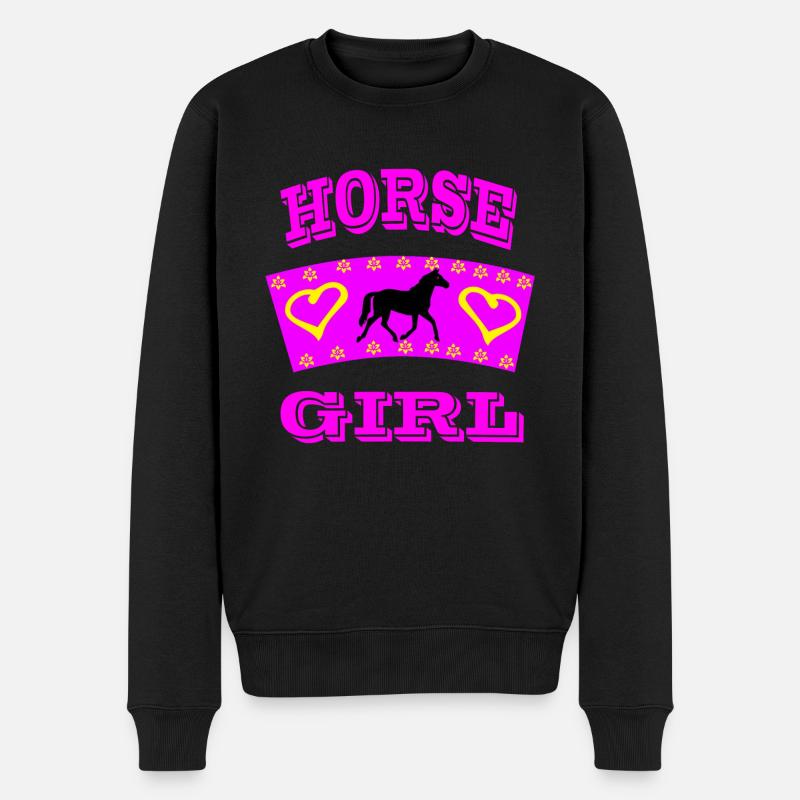 Cheval - Pull Premium bio Homme - noir