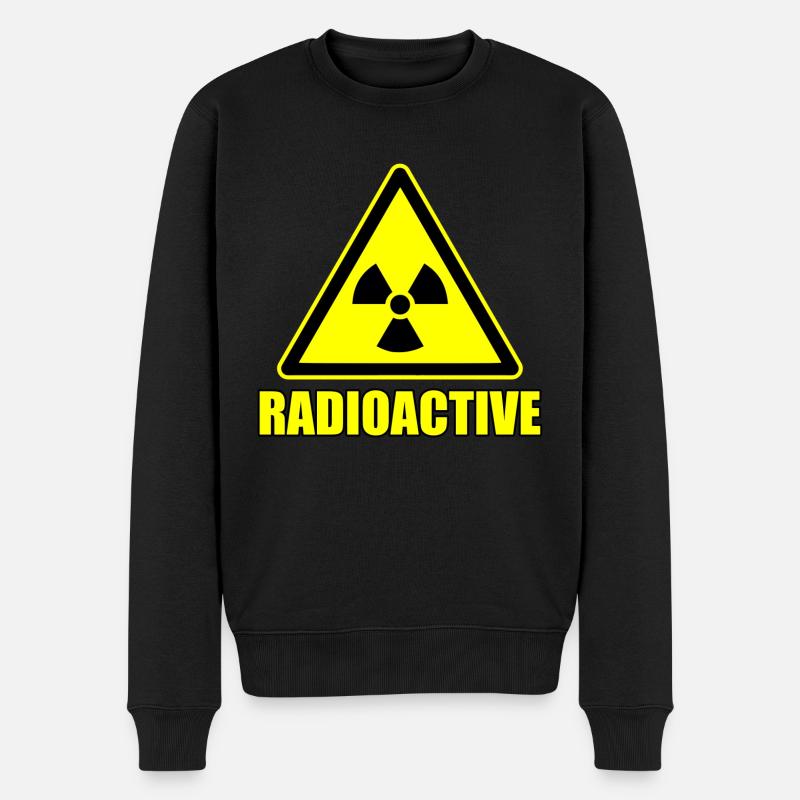 Radioaktives Zeichen - Männer Premium Bio Pullover - Schwarz