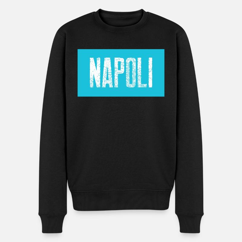 NAPOLI - Pull Premium bio Homme - noir