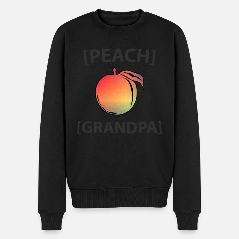 Pêche grand-père - Pull Premium bio Homme - noir