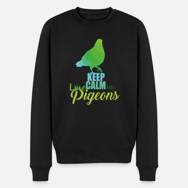 Pigeon - Pull Premium bio Homme - noir
