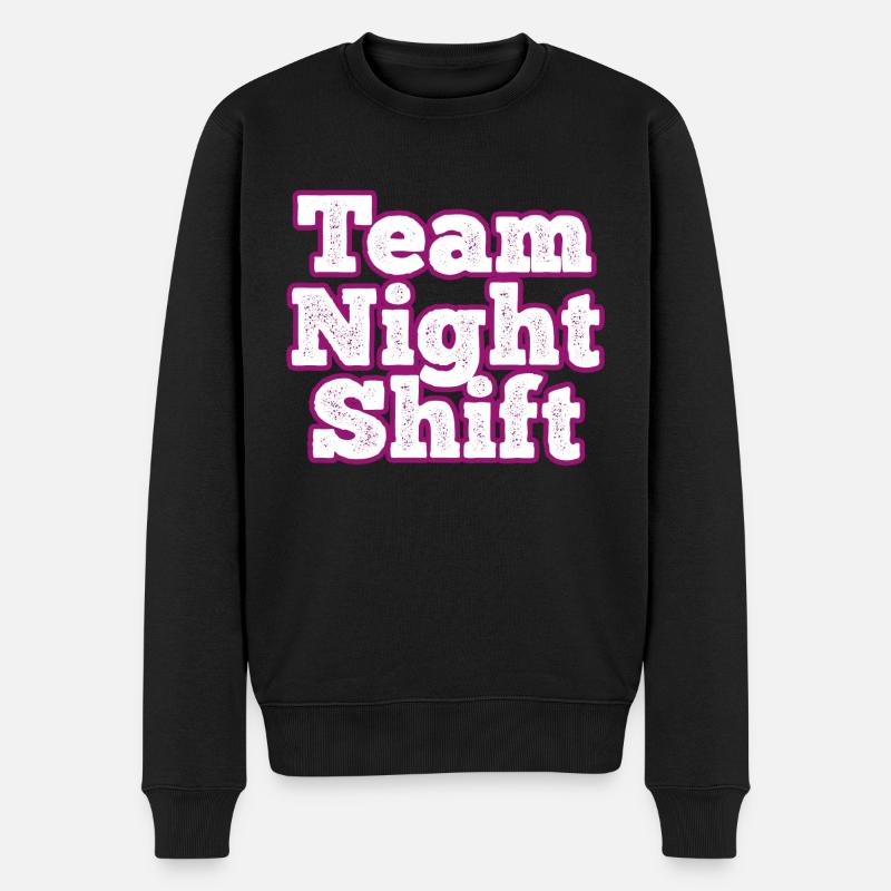 Équipe De nuit - Pull Premium bio Homme - noir