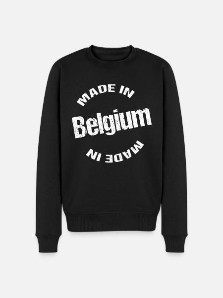 Made in Belgium blc - Men's Premium Organic Jumper - black