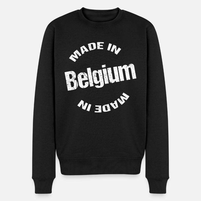 Made in Belgium blc - Pull Premium bio Homme - noir