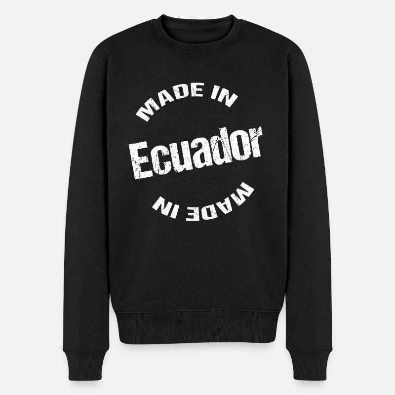 Made in Ecuador - Pull Premium bio Homme - noir
