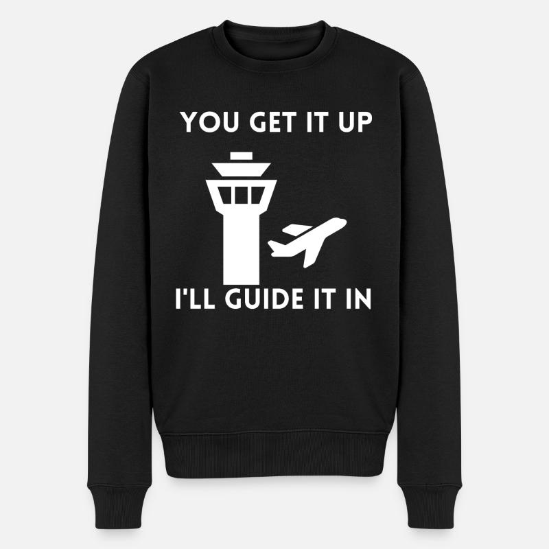 Vous le montez, je vais le guider. - Pull Premium bio Homme - noir
