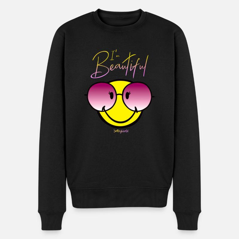 Je suis belle - Pull Premium bio Homme - noir