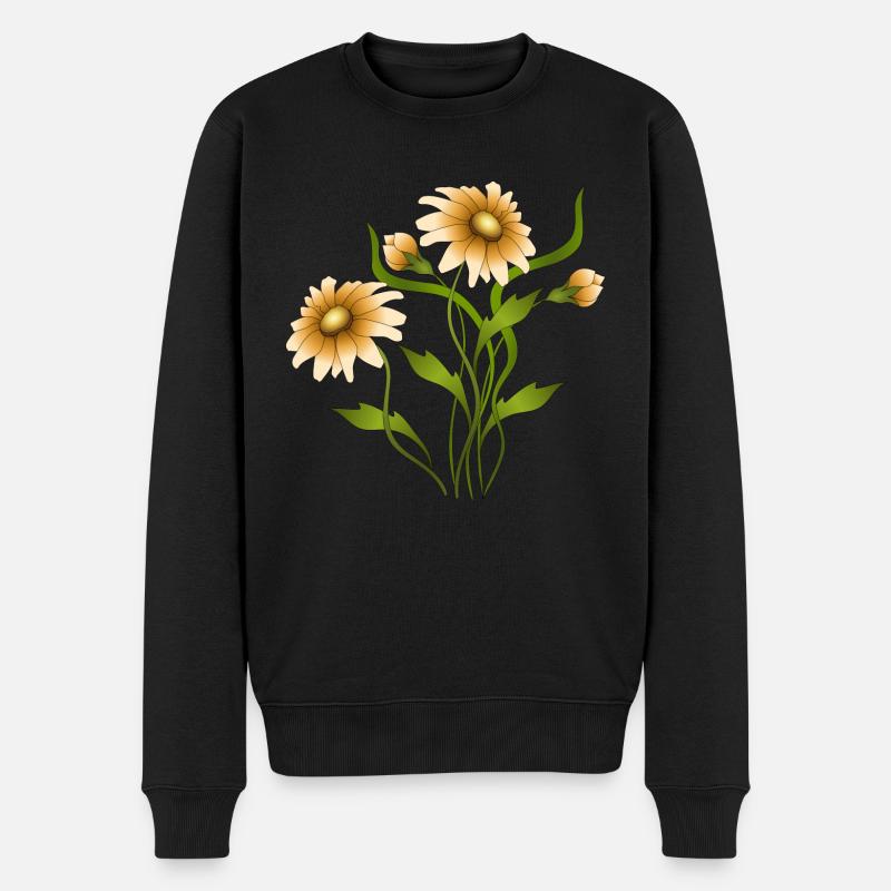 Fleur - Pull Premium bio Homme - noir