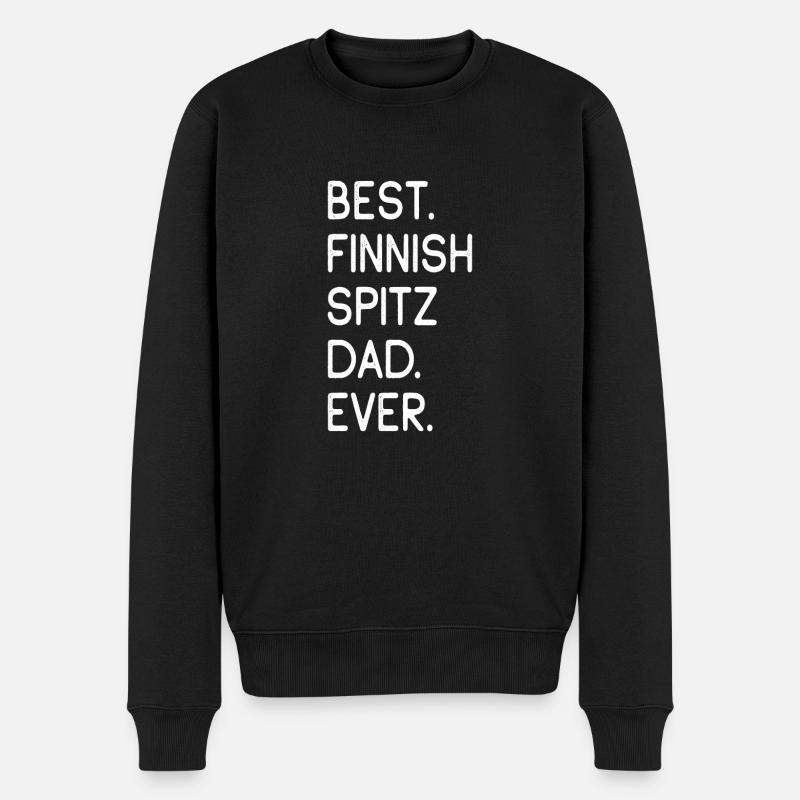 Finnish Spitz - Männer Premium Bio Pullover - Schwarz