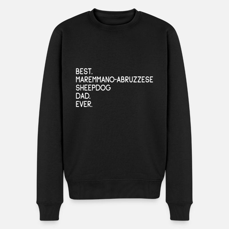 Maremmano-Abruzzese Berger Papa - Pull Premium bio Homme - noir