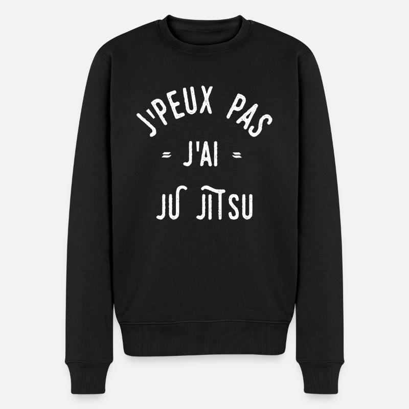 J’peux pas j’ai ju-jitsu - Pull Premium bio Homme - noir