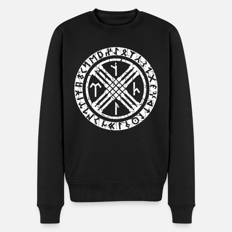Tengri - Pull Premium bio Homme - noir