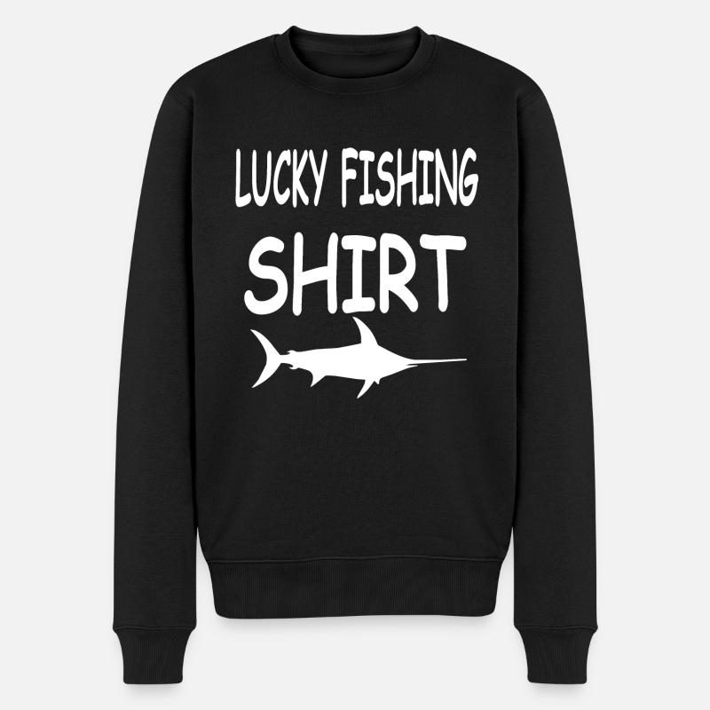 Pêche - Pull Premium bio Homme - noir