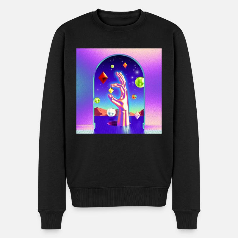 Mains - Pull Premium bio Homme - noir