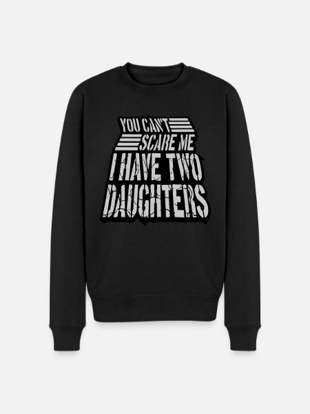 I have two daughters - Männer Premium Bio Pullover - Schwarz