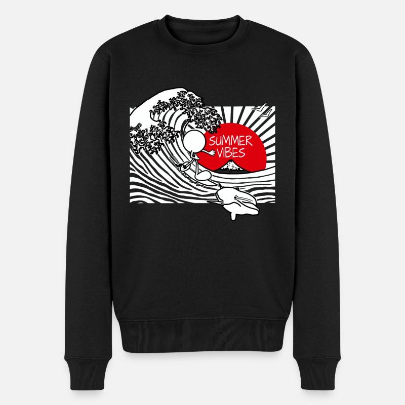 Ambiances d’été Doddle - Pull Premium bio Homme - noir