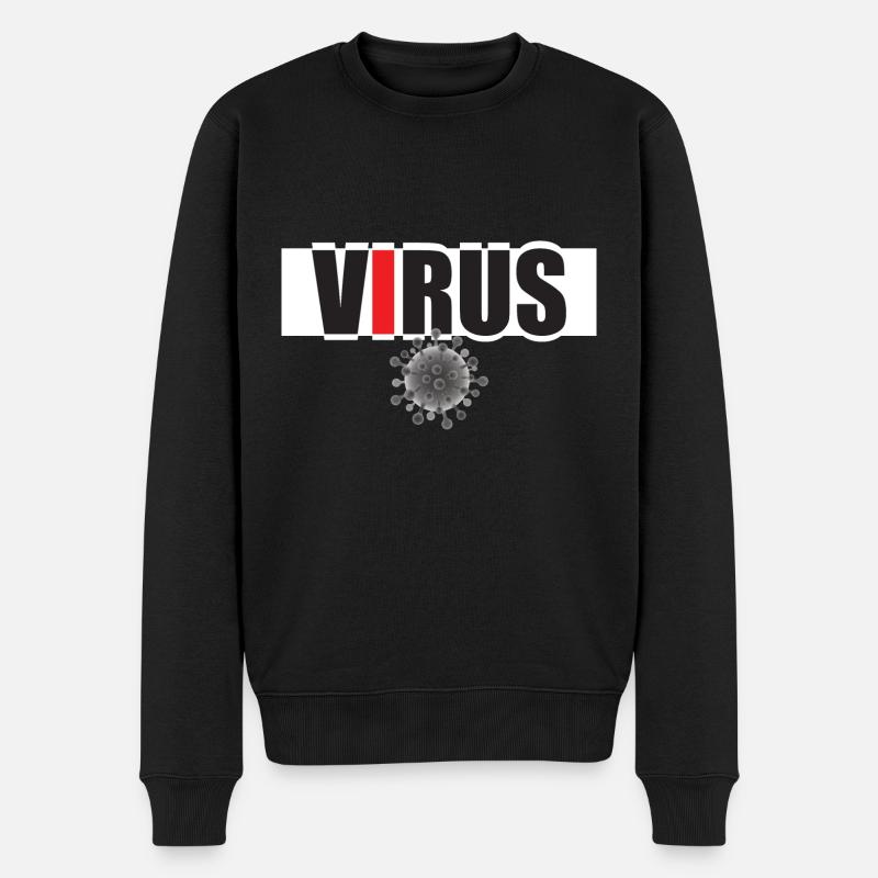Virus - Pull Premium bio Homme - noir