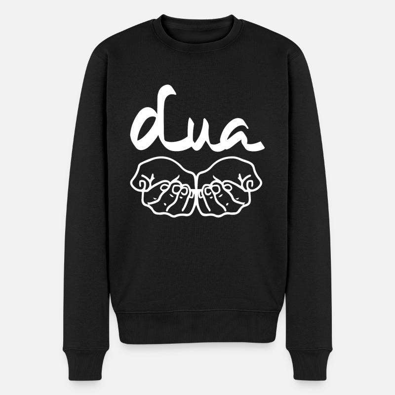 dua - doah - Pull Premium bio Homme - noir