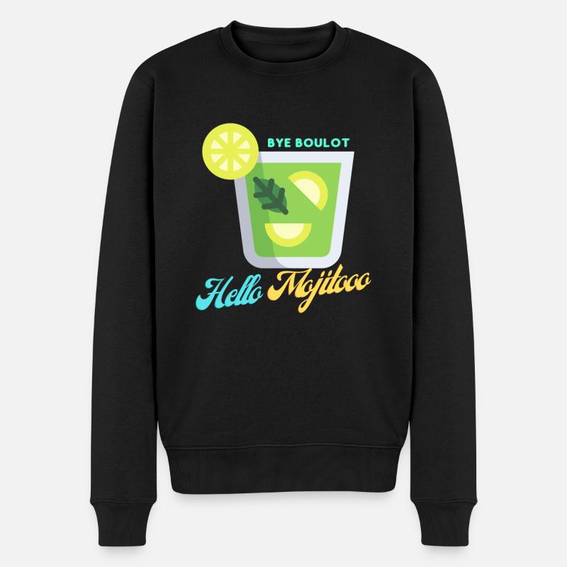 Hello mojito - Pull Premium bio Homme - noir