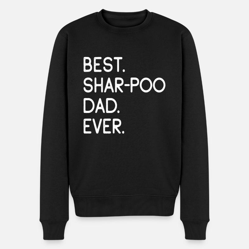 Shar-Poo Papa - Pull Premium bio Homme - noir