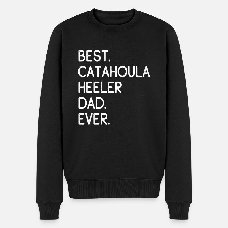 Catahoula Heeler Papa - Pull Premium bio Homme - noir