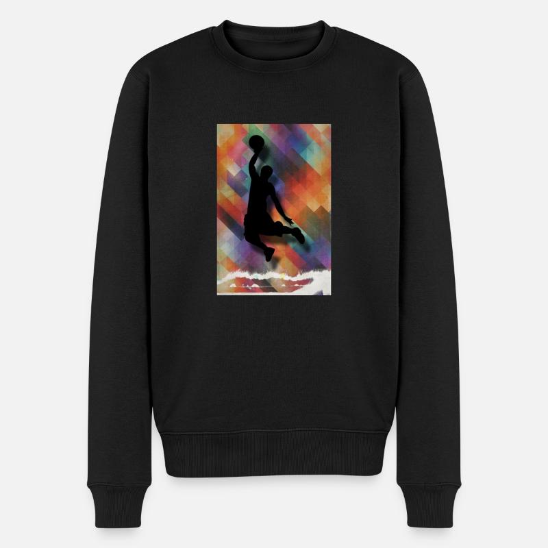 Basketball - Basketballer | Cadeau - Pull Premium bio Homme - noir