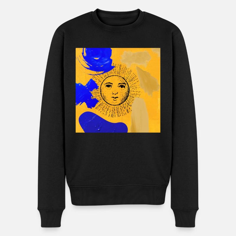 Sun - Männer Premium Bio Pullover - Schwarz