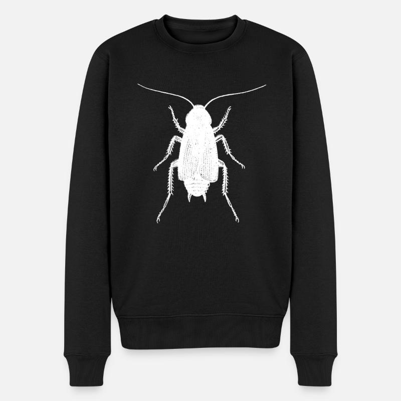 Schabe - Männer Premium Bio Pullover - Schwarz