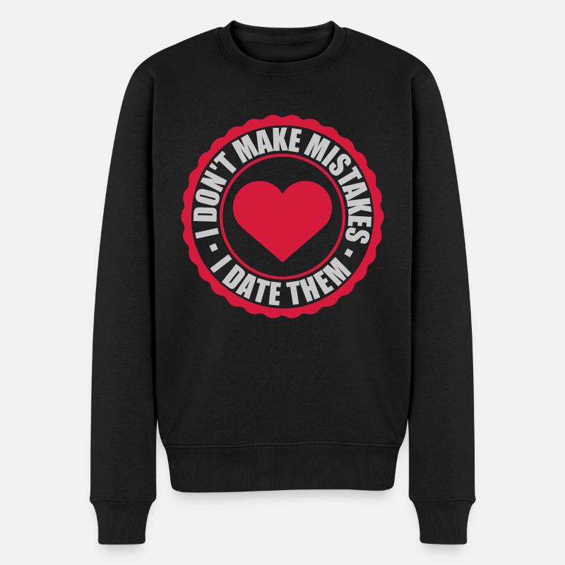 Date Erreurs Citation Logo - Pull Premium bio Homme - noir