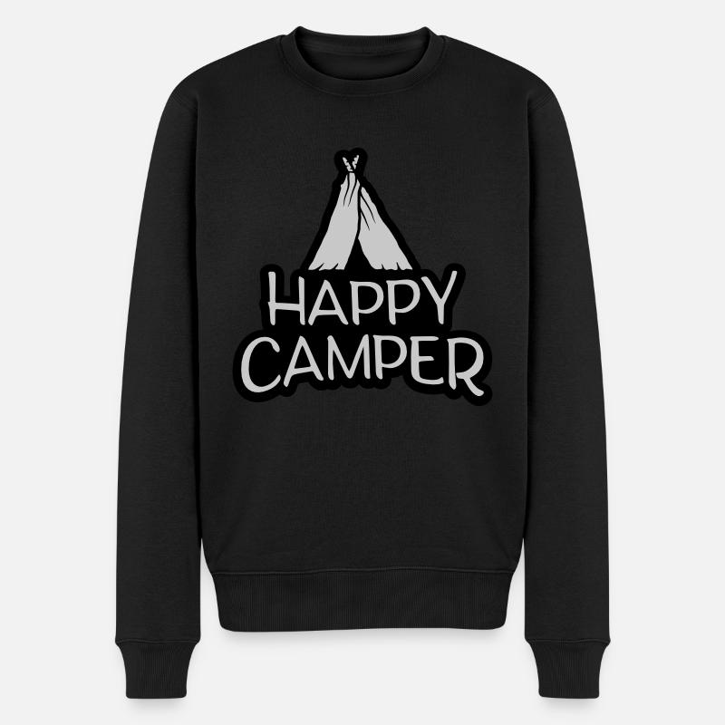 Tente extérieure Happy Camper - Pull Premium bio Homme - noir