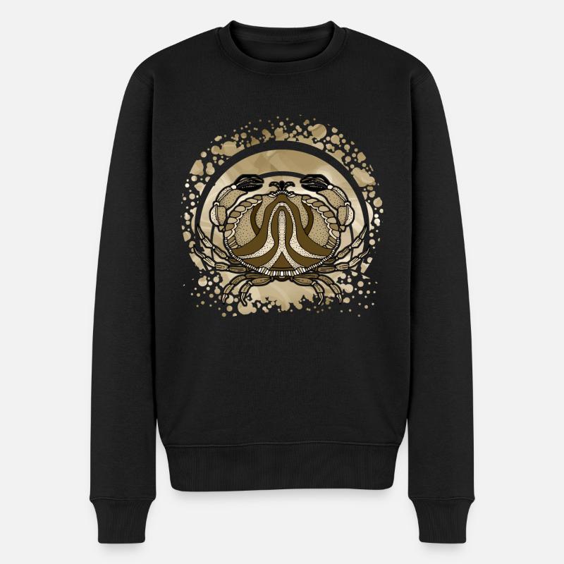 Crabe - Pull Premium bio Homme - noir