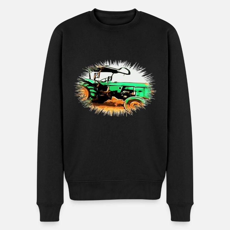 Tracteur - Pull Premium bio Homme - noir