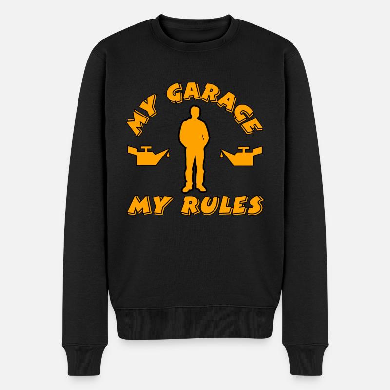 Garage - Pull Premium bio Homme - noir